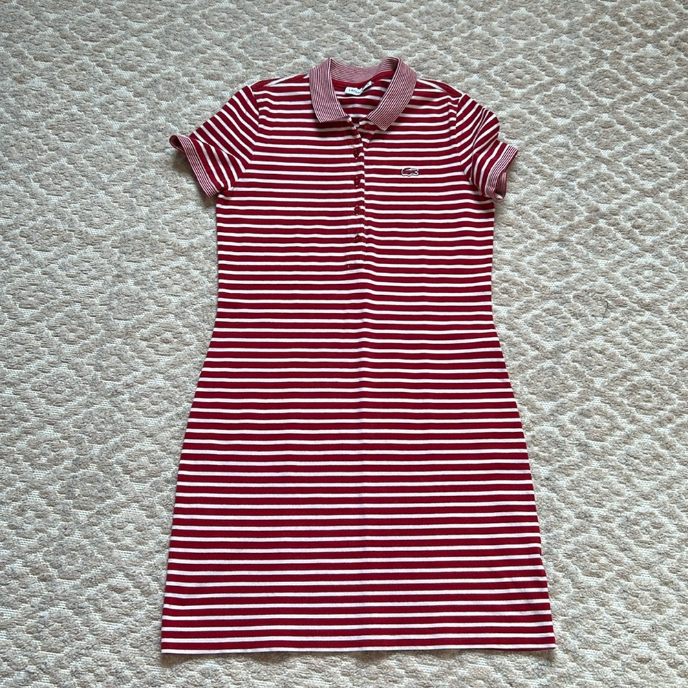 Lacoste Slim Polo Shirt Dress Short Sleeve